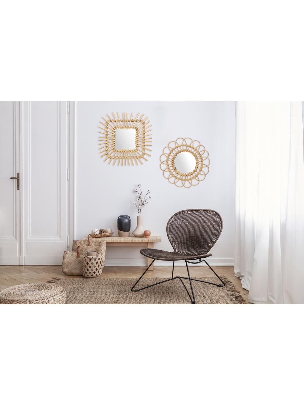 LUSTRO ŚCIENNE BOHO 45CM QDJ071