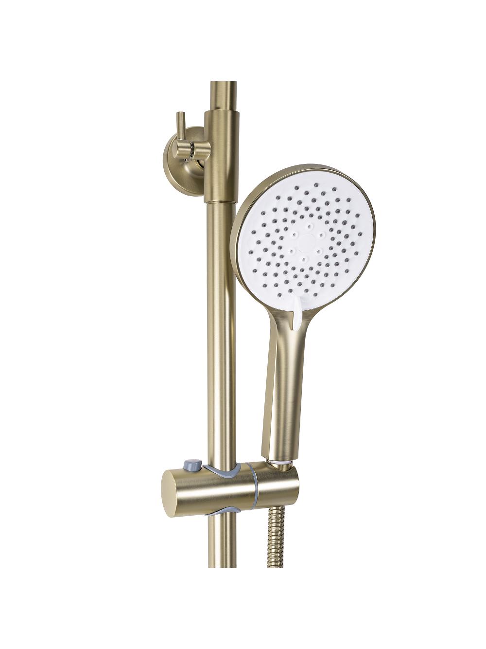 Shower set REA DROP Brush Gold
