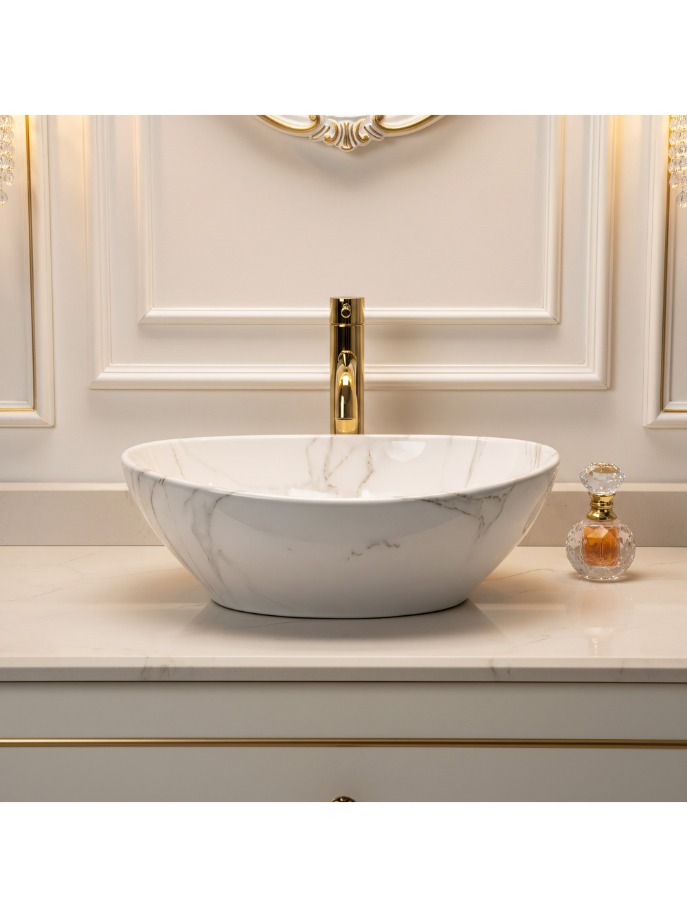 Umywalka nablatowa Rea Sofia Aiax Shiny