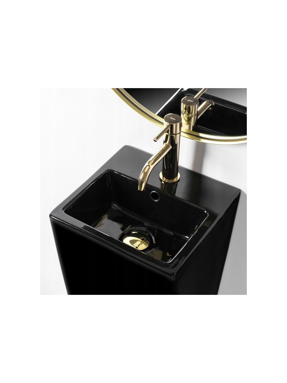 Umywalka ceramiczna wolnostojąca Kamila Black