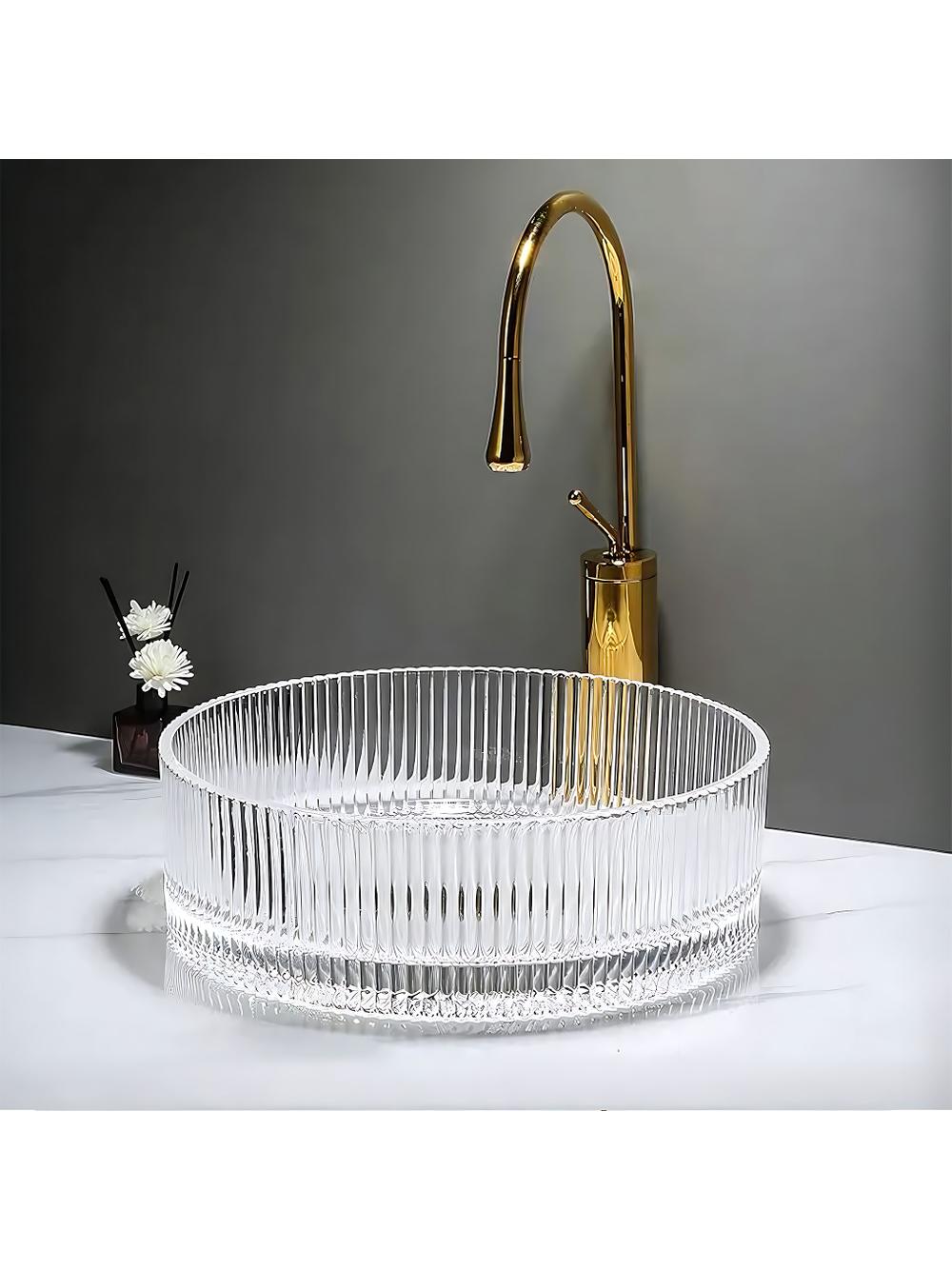 Countertop washbasin Rea Ingrid 36 Transparent