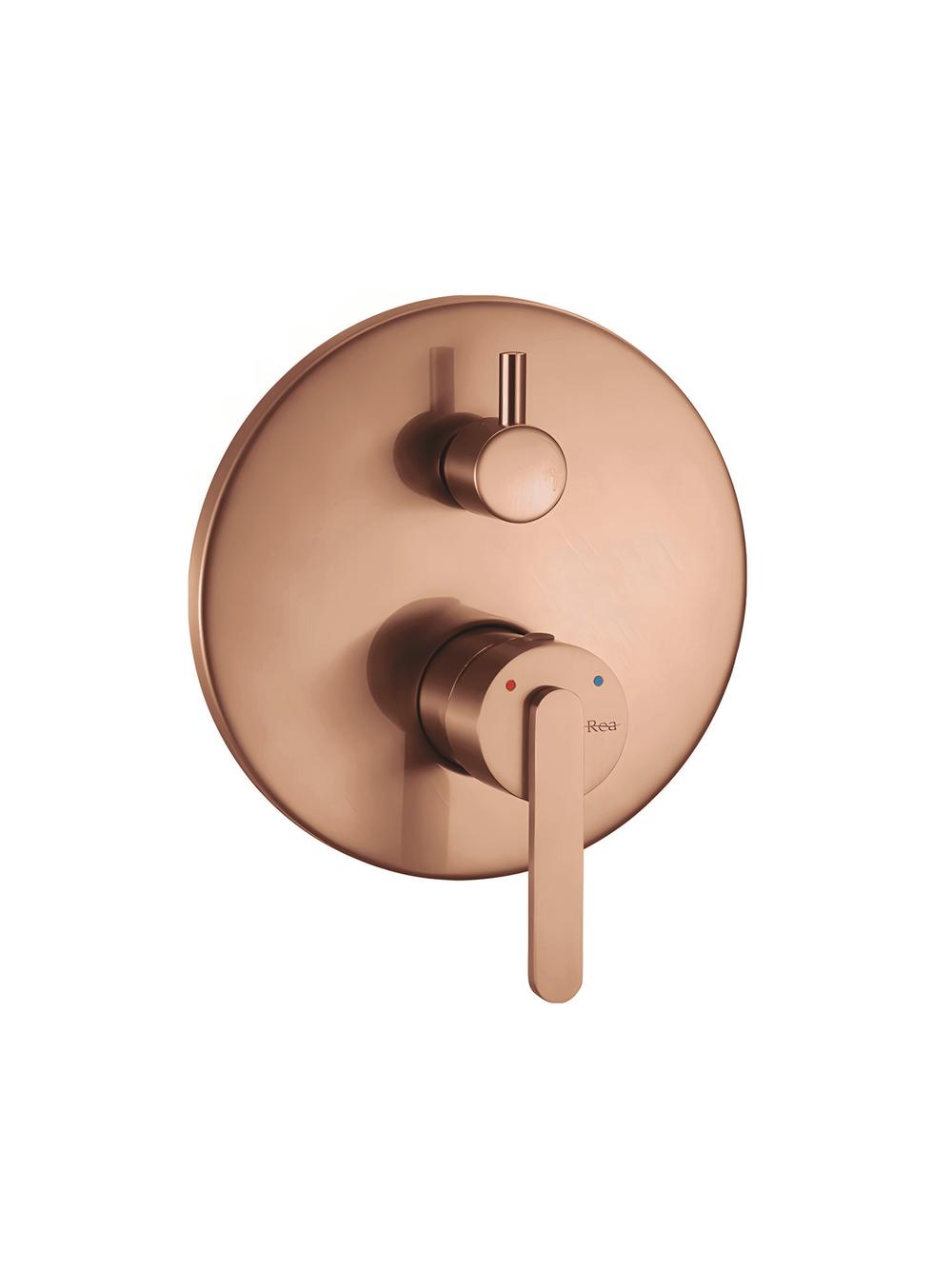 Shower system Rea Ontario Brush Copper + BOX