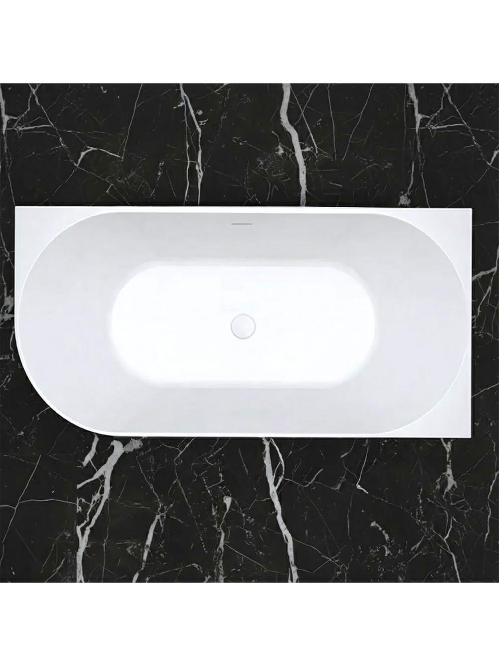 Corner Acrylic Bathtub Bellanto Slim 170 Right