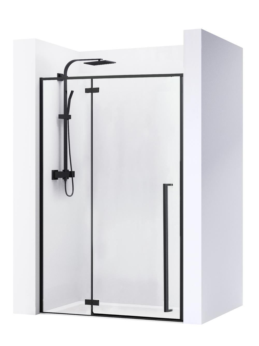 Drzwi prysznicowe FARGO BLACK MAT 110