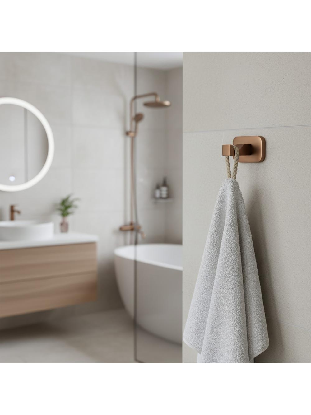 Закачалка за баня Nico 5905 Brush Copper