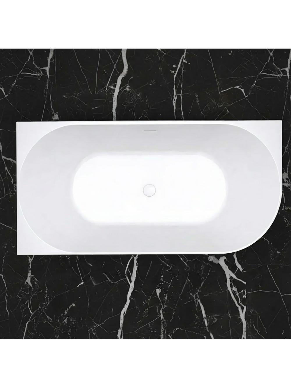 Corner Acrylic Bathtub Bellanto Slim 170 Left