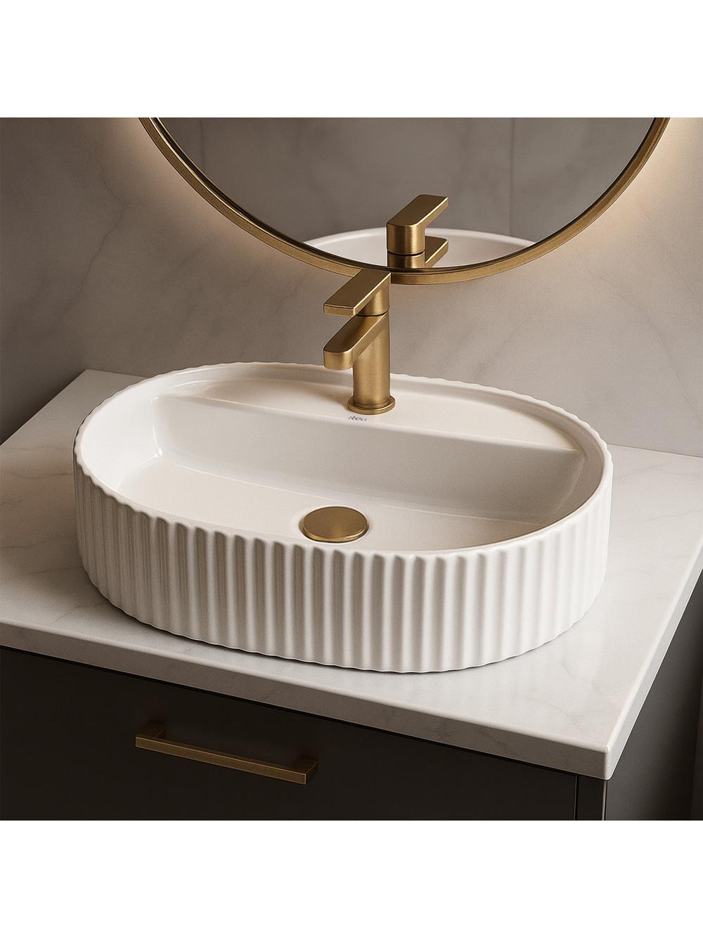 Lavabo sobre encimera Rea Marcela 50