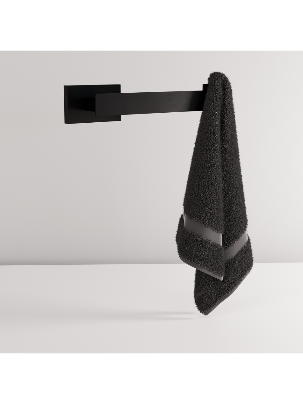 Wieszak łazienkowy 209 OSTE Czarny