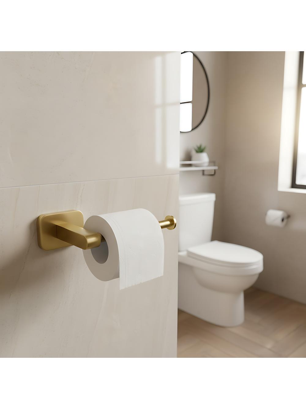 Тримач для туалетного паперу 5909 Nico Brush Gold