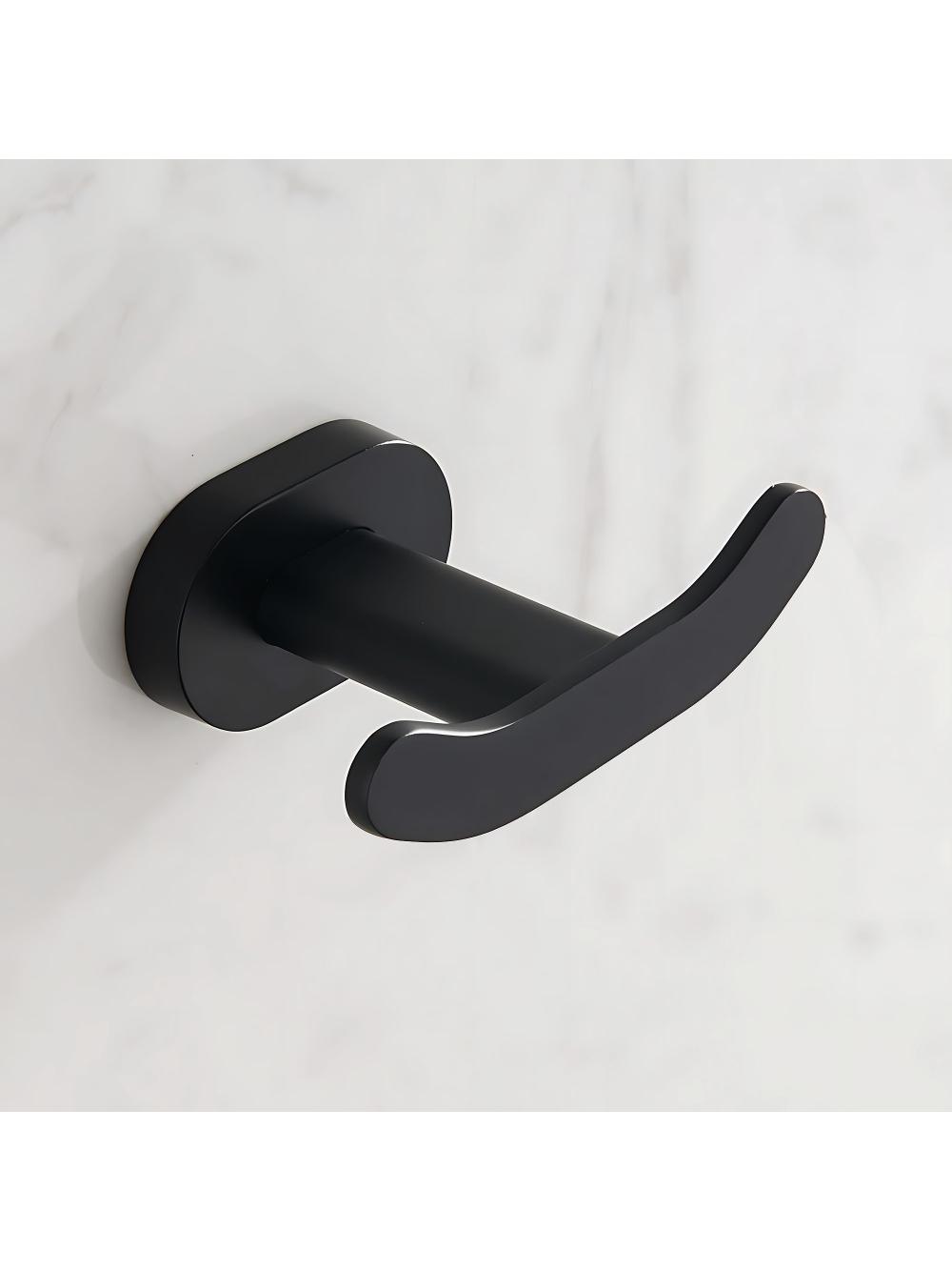 Wieszak łazienkowy Til 105 Czarny