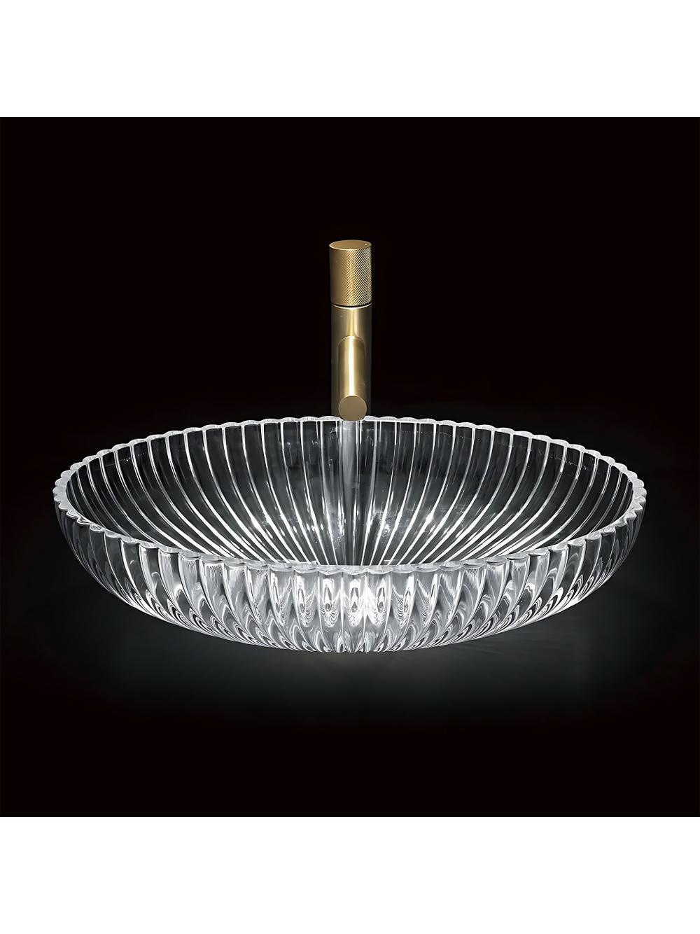 Countertop washbasin Rea Nicole Transparent