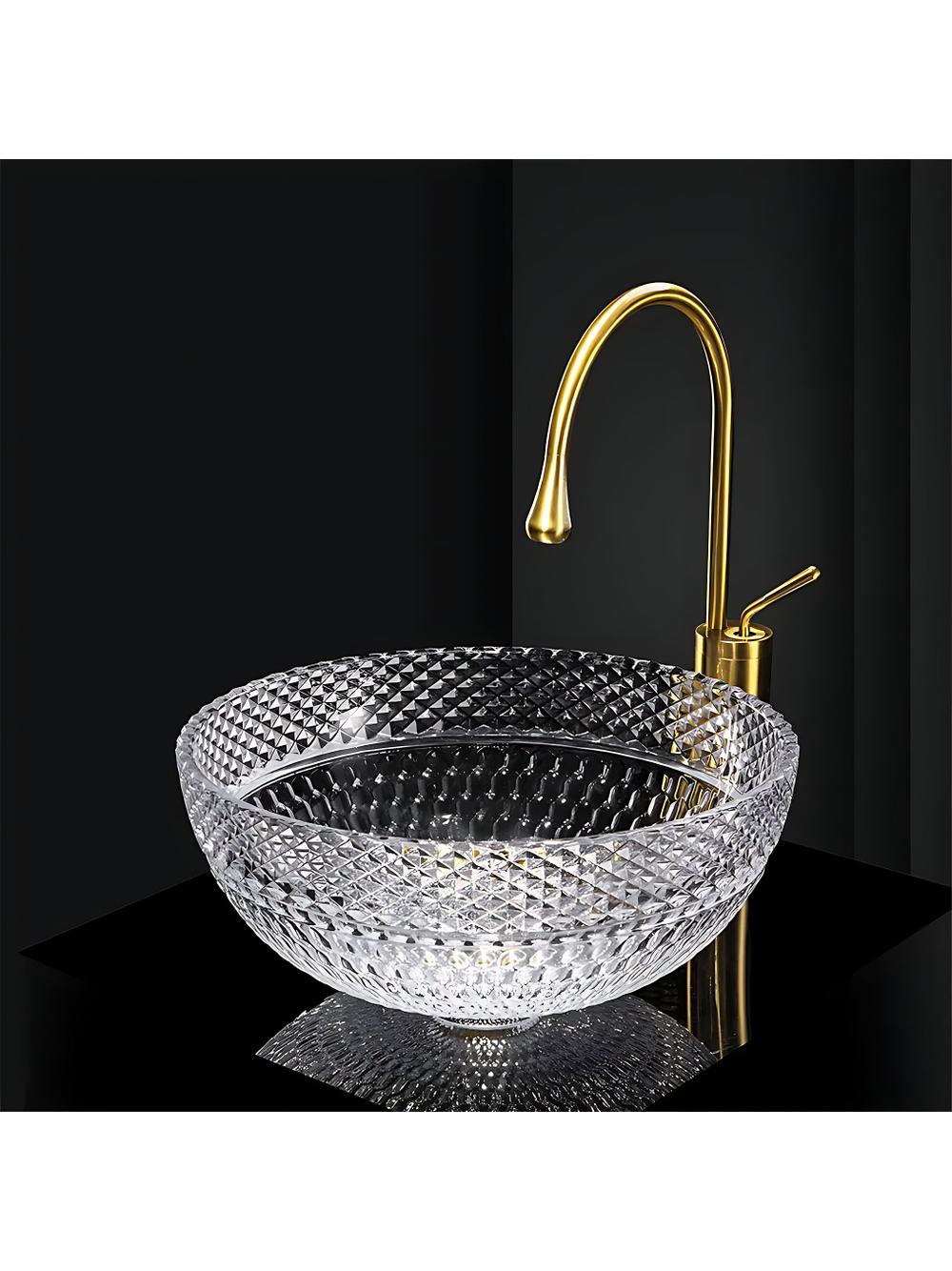 Countertop washbasin Rea Sue Transparent