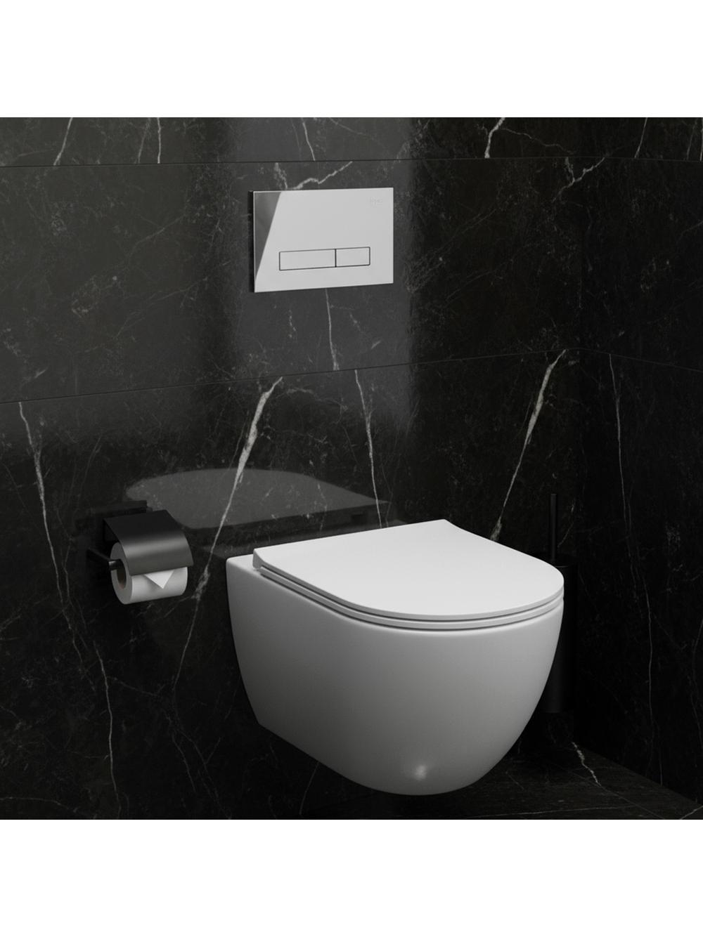 Clapeta pentru rezervor incastrat Rea HD K011A-Q Chrome