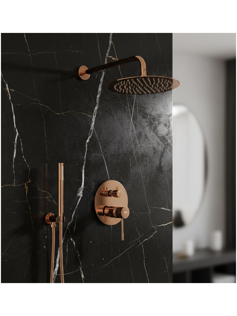 Zuhanyszett rejtett Rea Lungo Diamond Copper + box