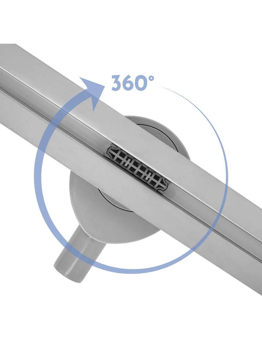 Odpływ Liniowy REA FILO Stal szczotkowana 60