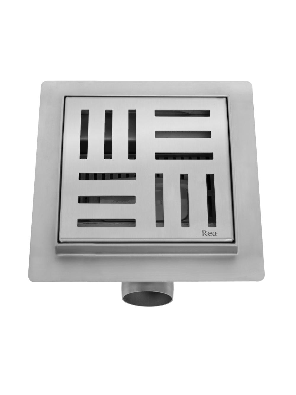 Odpływ liniowy REA CROSS STAL SZCZOTKOWANA 15x15