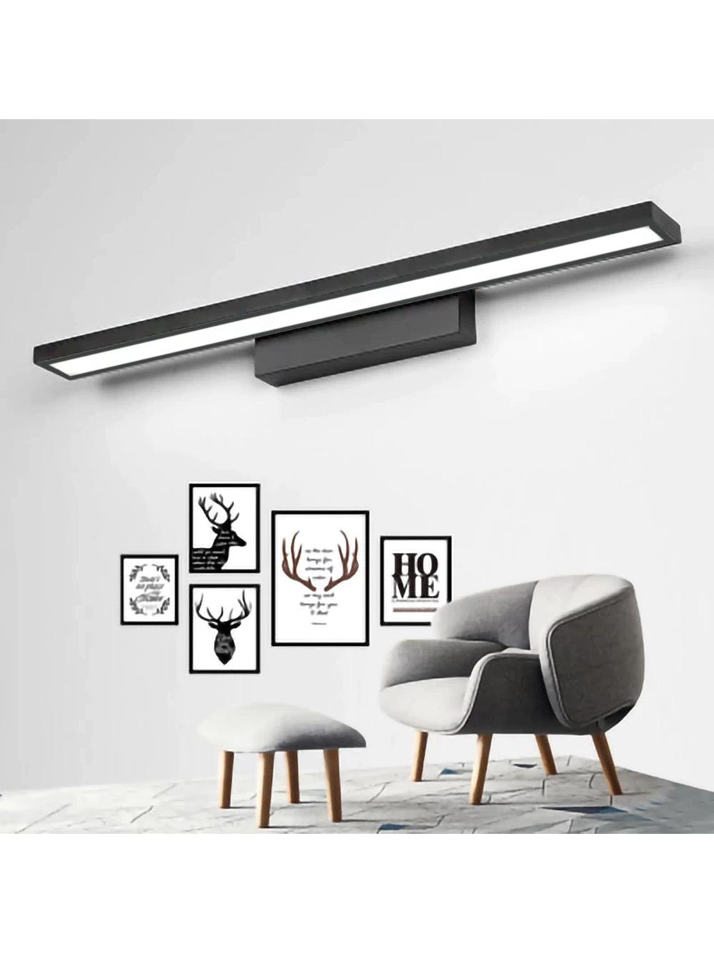 KINKIET ŁAZIENKOWY LED 60CM APP840-1W FLAT BLACK