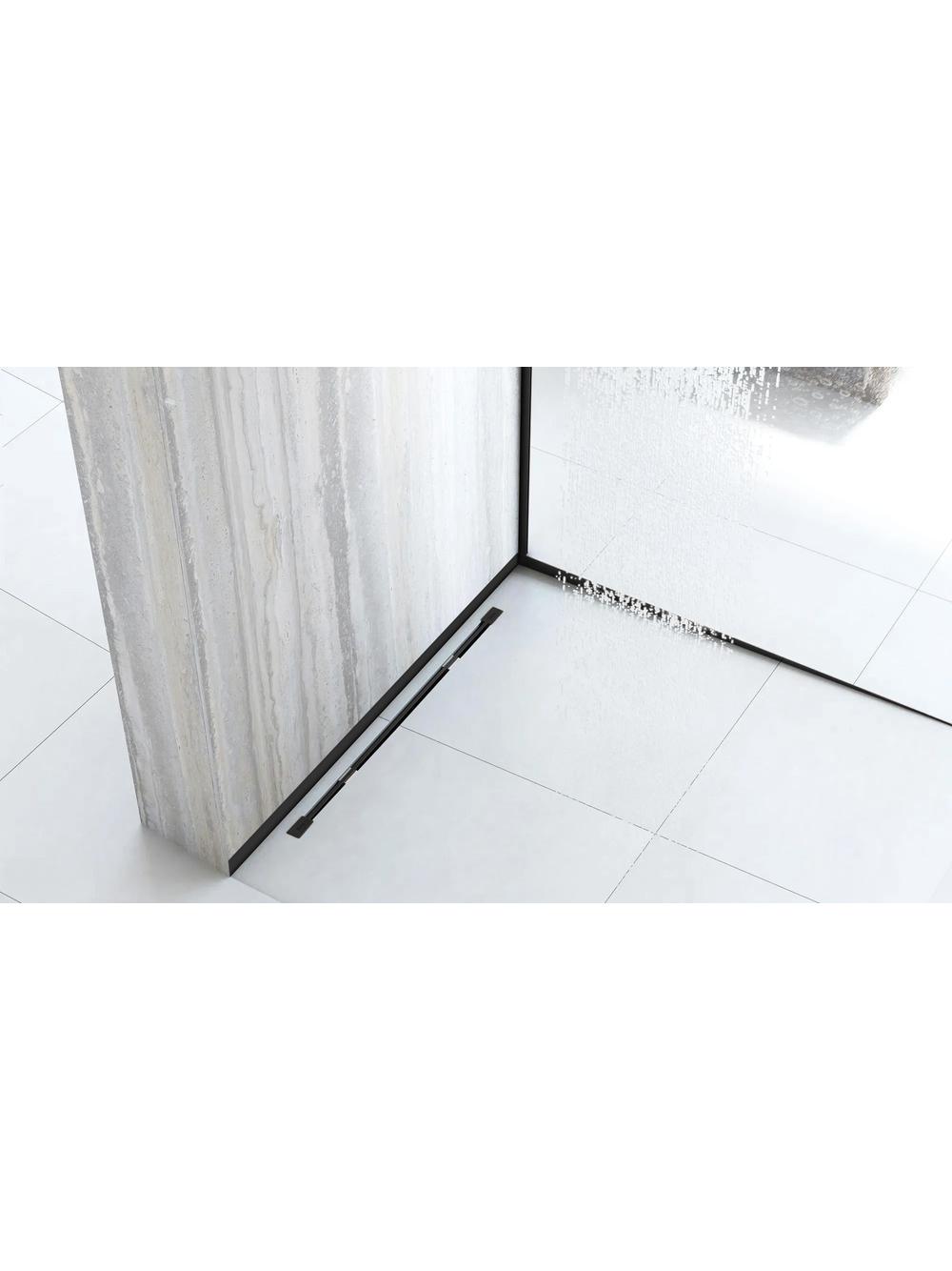 Listwa brodzikowa czołowa 130cm Czarna
