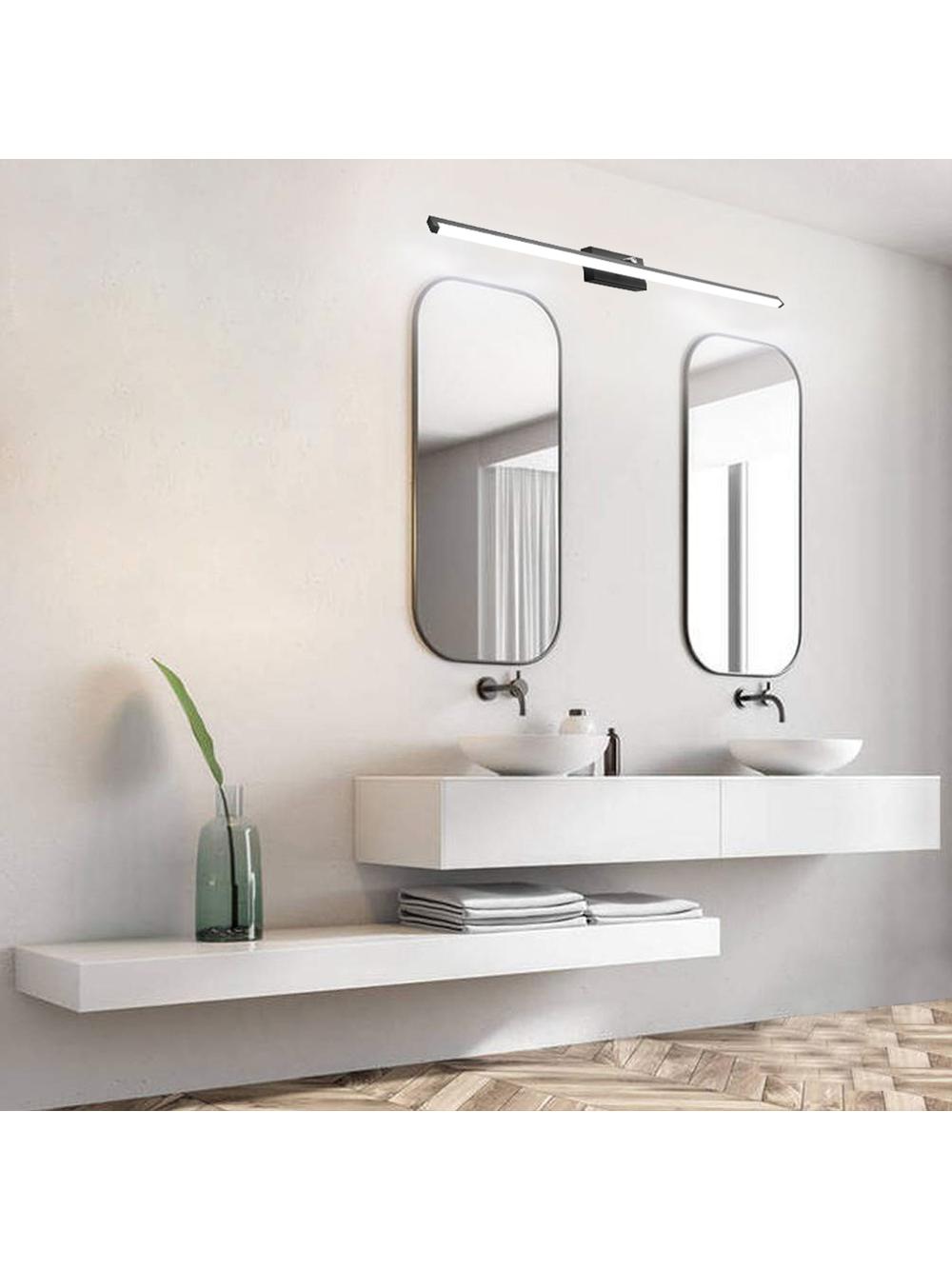 LAMPA KINKIET ŁAZIENKOWY LED NAD LUSTRO 20W 100CM APP375-1W CZARNA