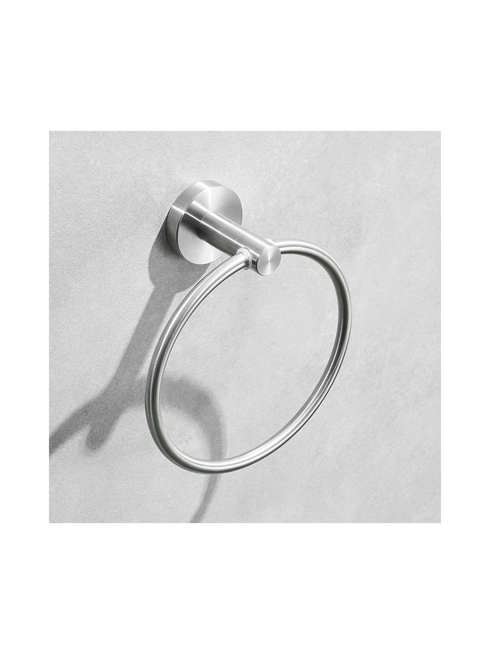 Wieszak łazienkowy RING 332915 MIST 05 Nikiel Szczotkowany
