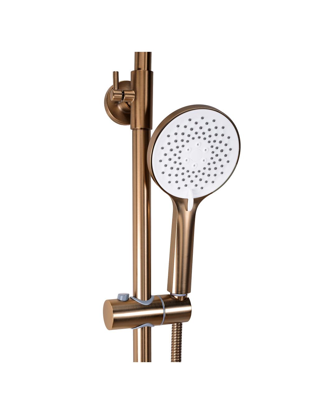 REA DROP Brush Copper dušas komplekts