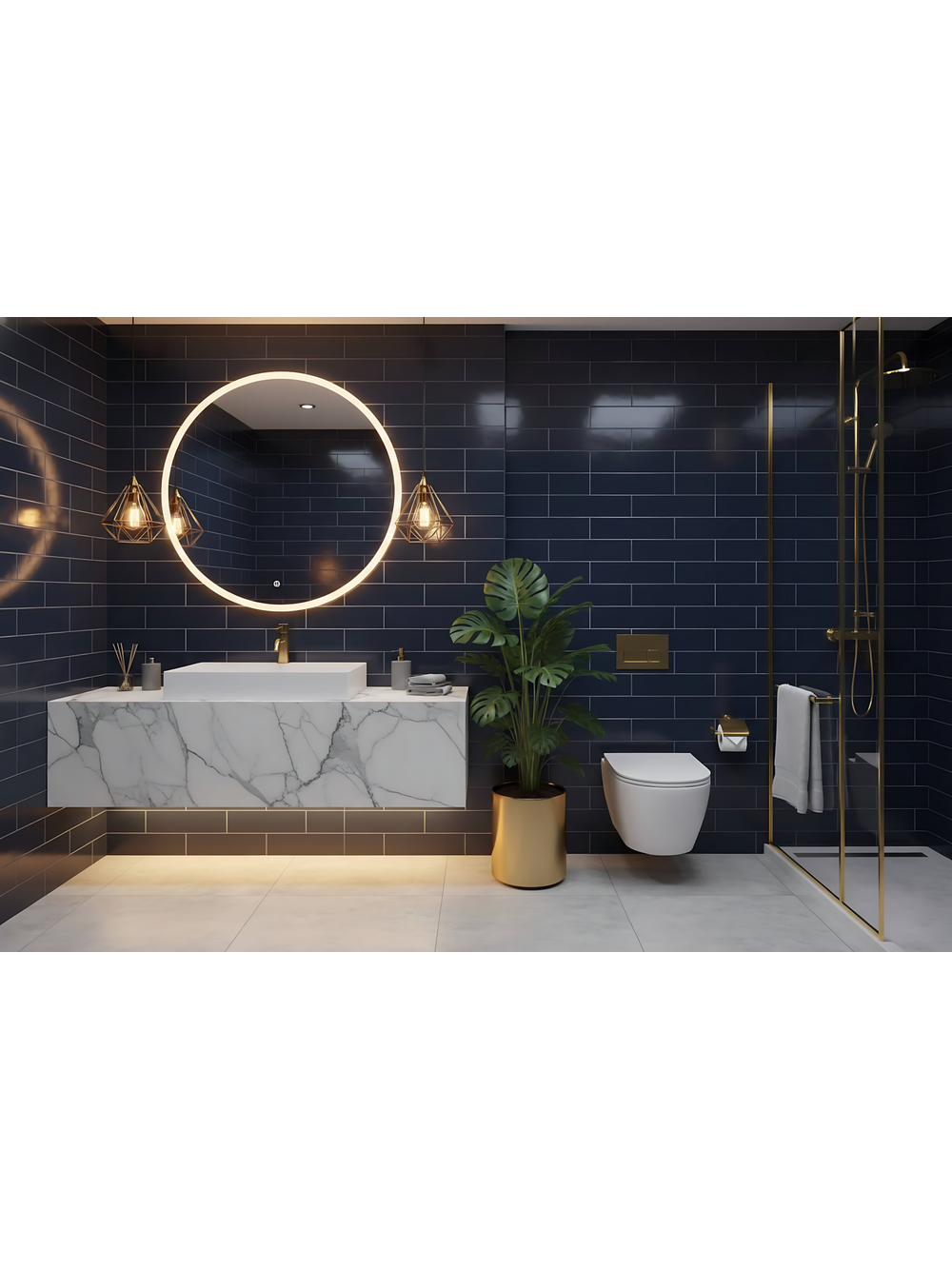 LAVATÓRIO DE BANCADA GOYA CONGLOMERATE 70CM