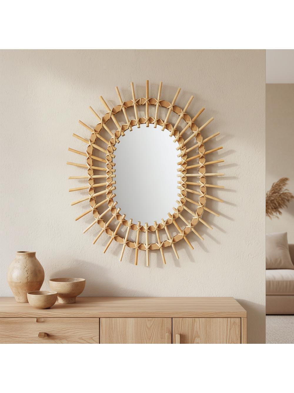 Miroir mural Boho 57CM QDJ5749