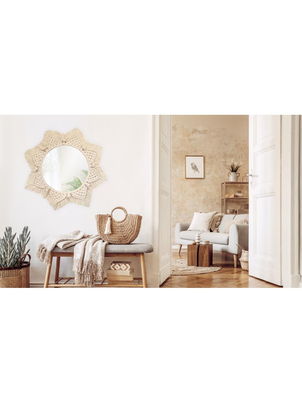 LUSTRO ŚCIENNE BOHO 53CM 322048
