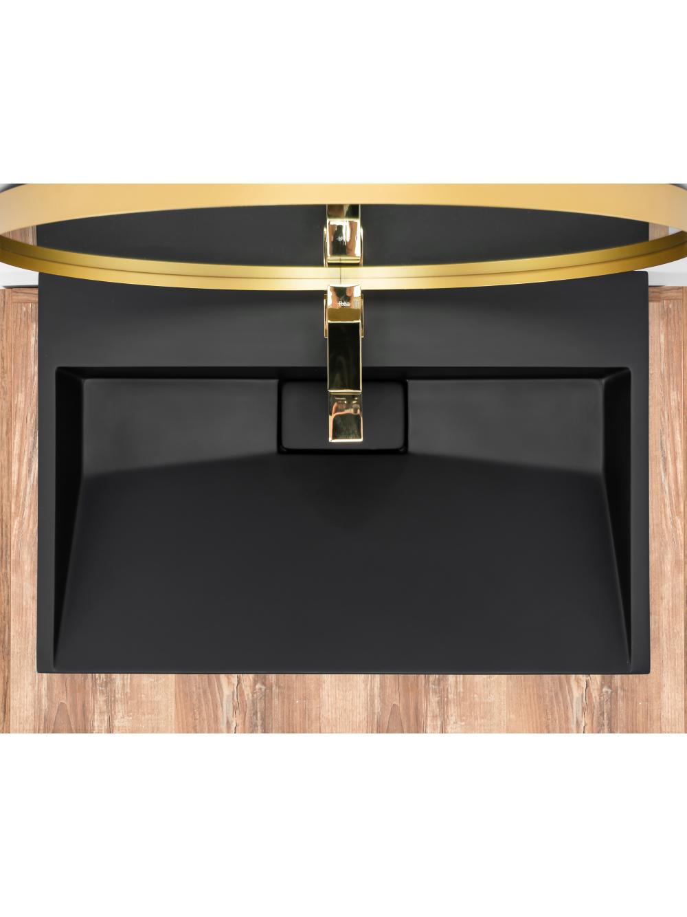 UMYWALKA KONGLOMERATOWA NABLATOWA GOYA BLACK MAT 70CM