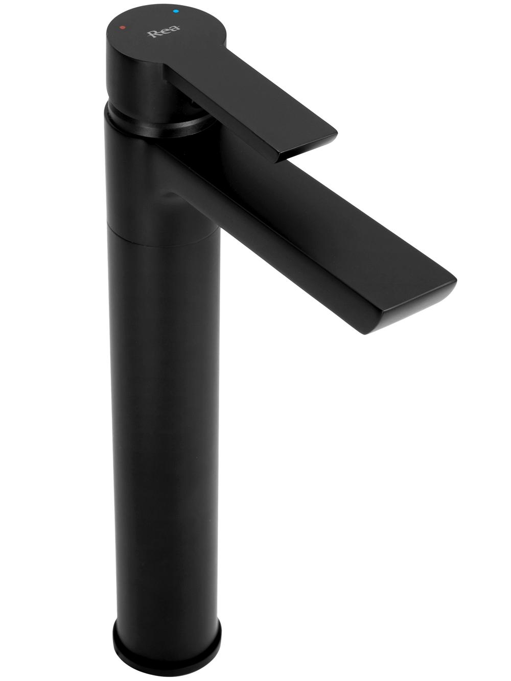 Bateria Umywalkowa REA ARGUS Czarna Wysoka