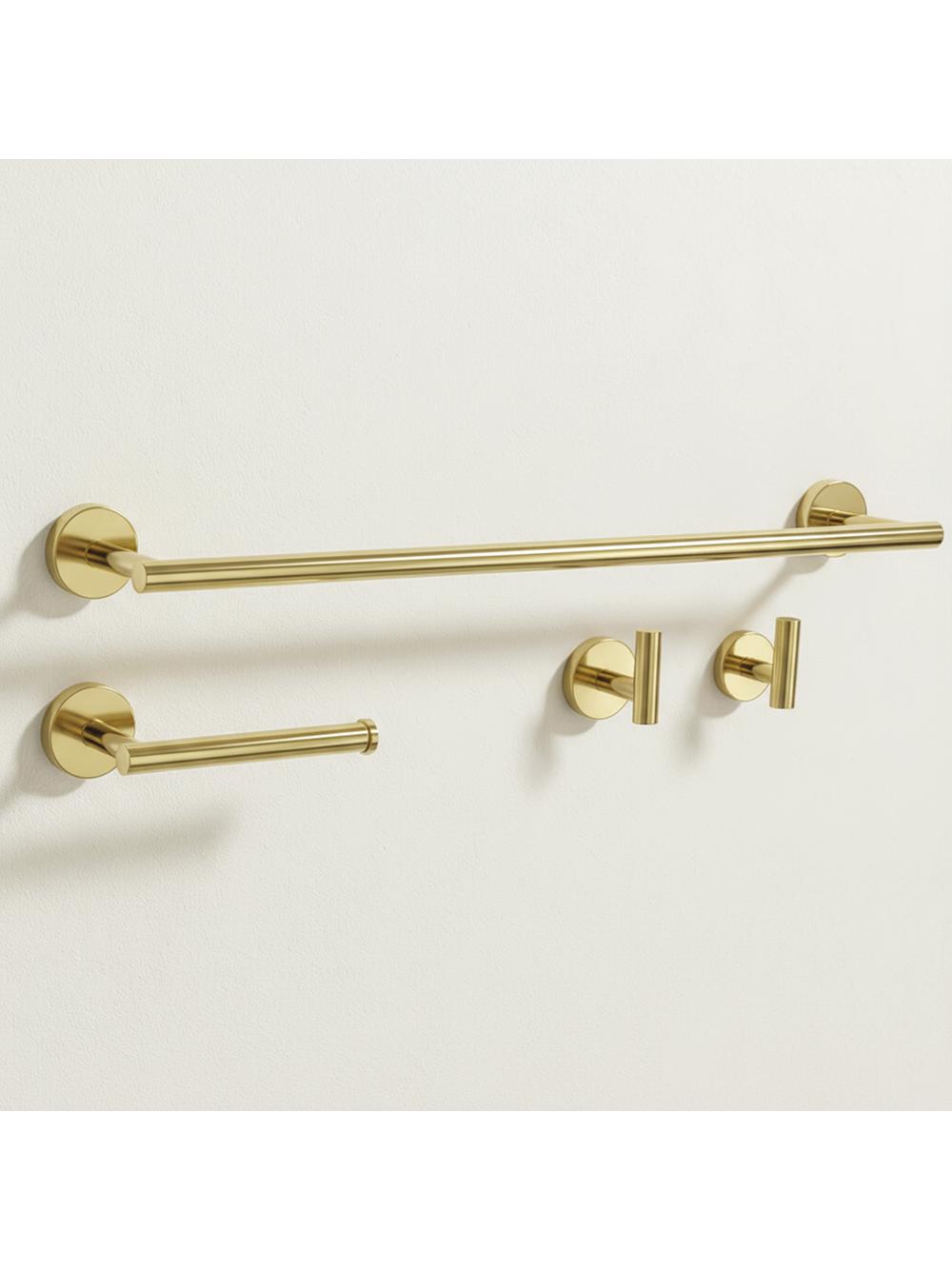 Juego de accesorios de baño Ari Gold 4 piezas