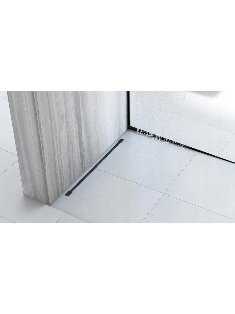 Listwa spadkowa brodzikowa 140cm Czarna