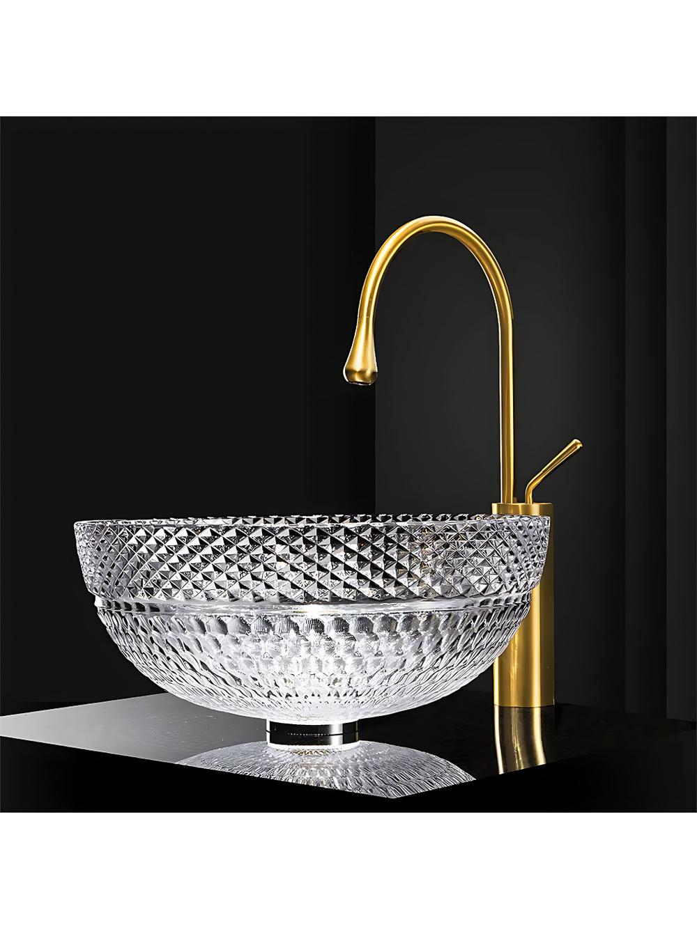 Countertop washbasin Rea Sue Transparent