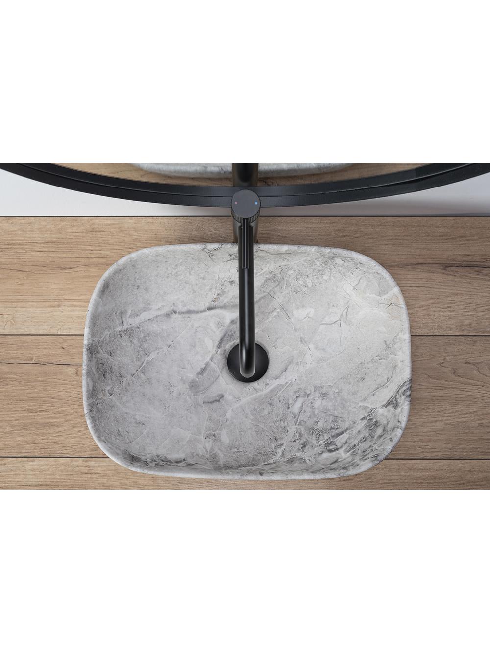 Umywalka nablatowa Rea Livia Stone Mat