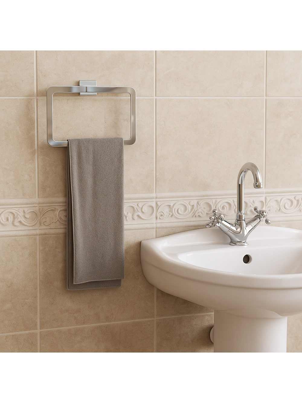 Koupelnový věšák Ring 210 OSTE CHROME