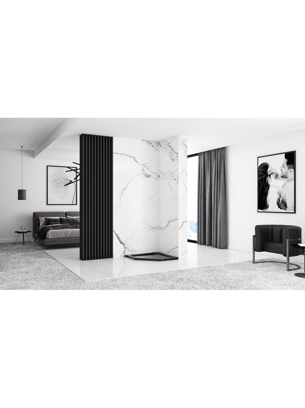 Kabina prysznicowa Rea DIAMOND 80x80 Black MAT