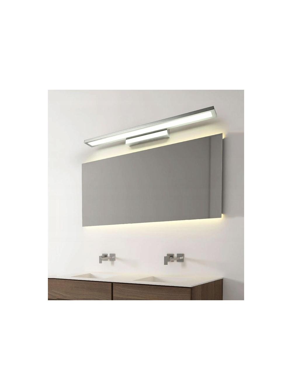 LAMPA KINKIET ŁAZIENKOWY LED NAD LUSTRO 80CM APP841-1W FLAT Chrom