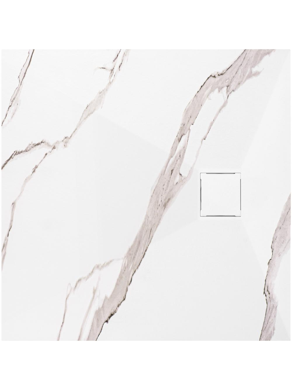 Brodzik prysznicowy Magnum CARRARA WHITE 90x90