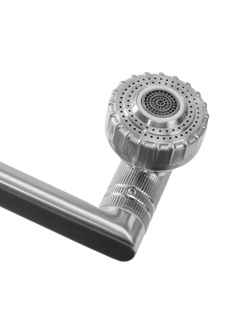 Bateria Umywalkowa REA PACO Wysoka Nikiel Szczotkowany INOX