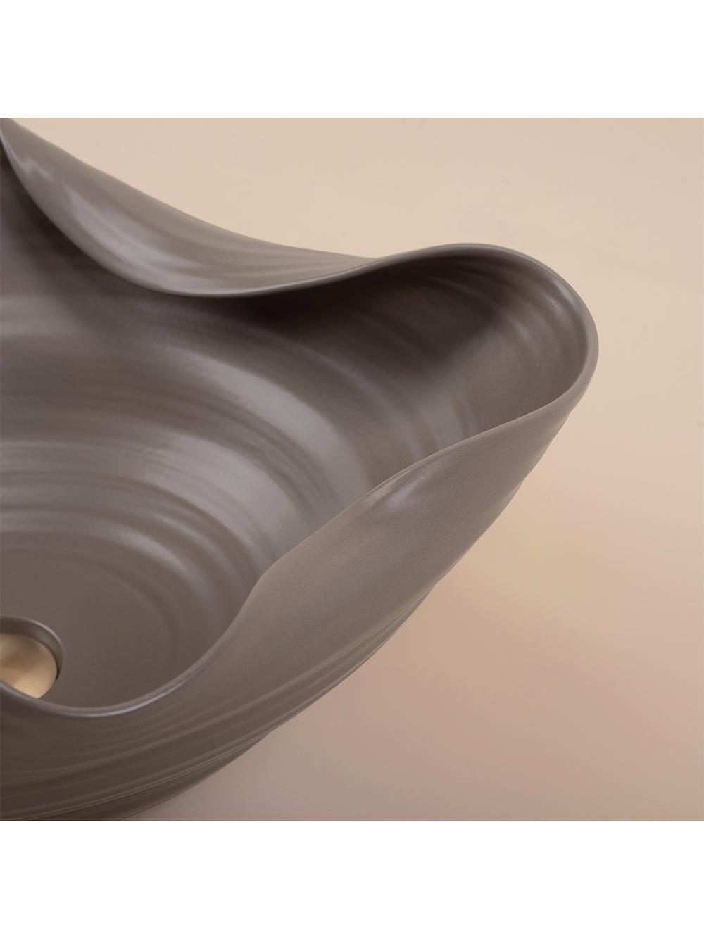 Ceramic Countertop Basin REA HM-66TB Handmade ART