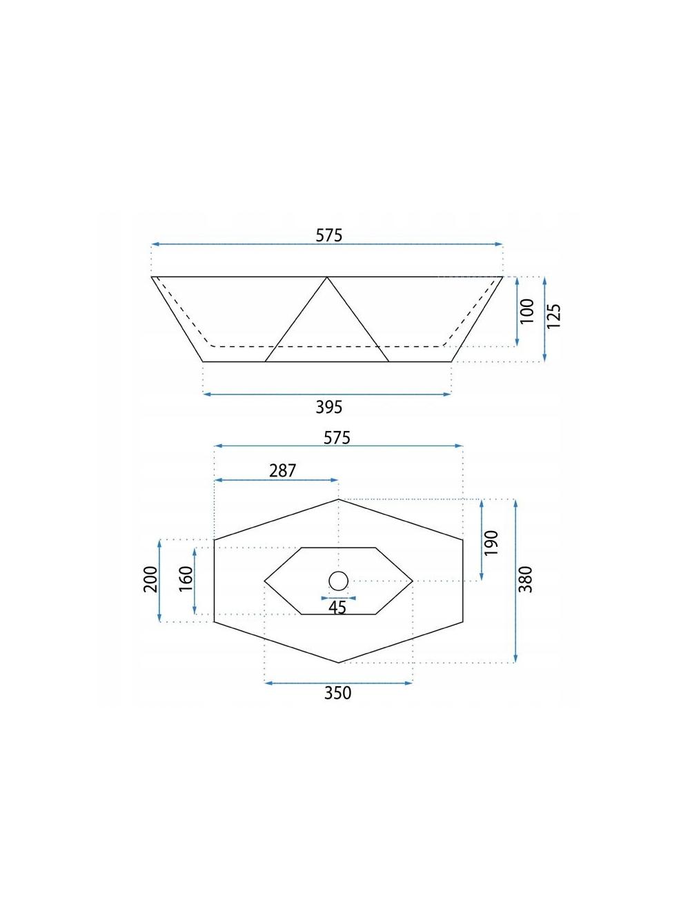 Отдельно стоящий пьедестал с умывальником BASARO EURUS
