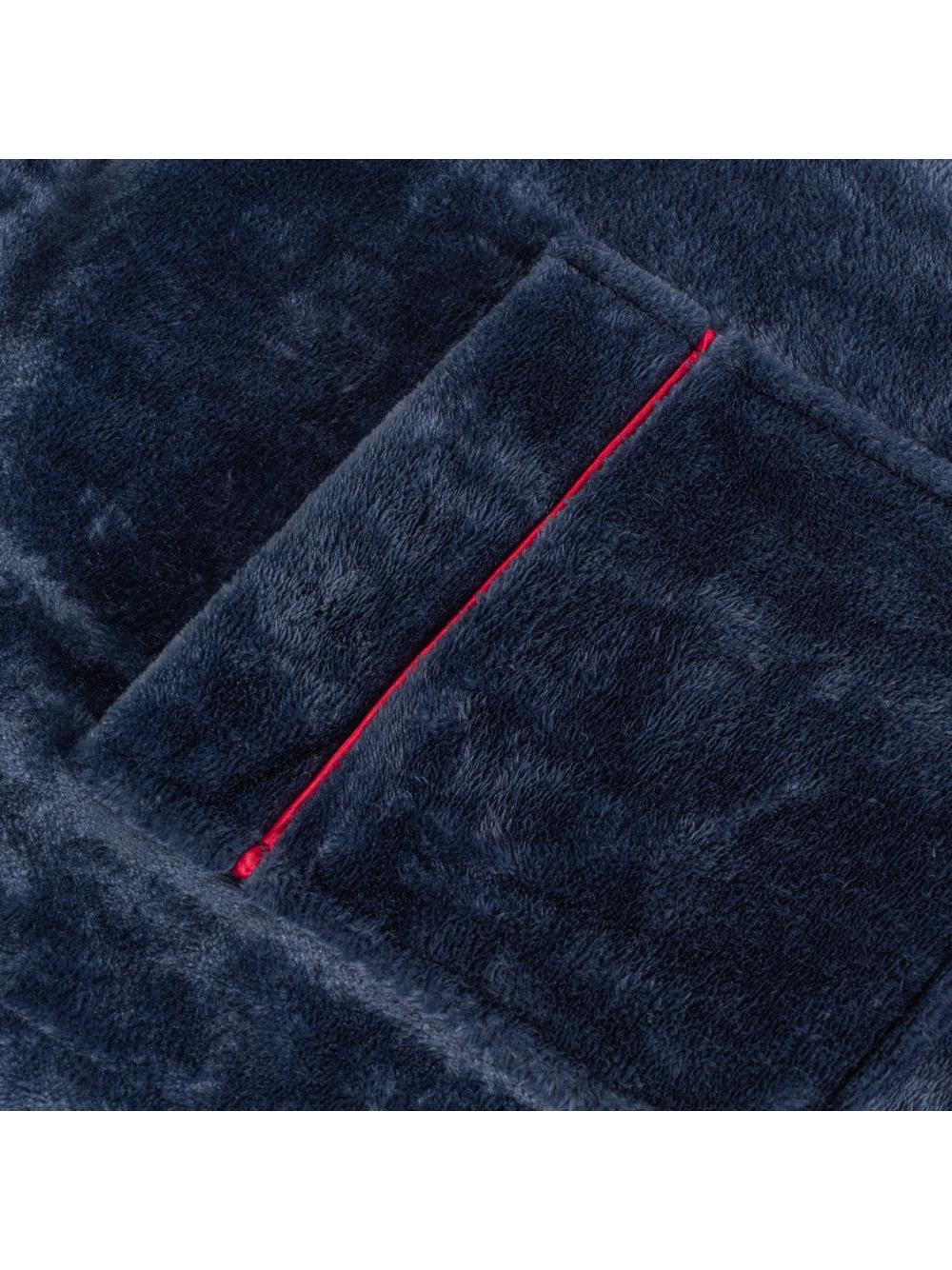 Szlafrok Męski Roger Navy Red M