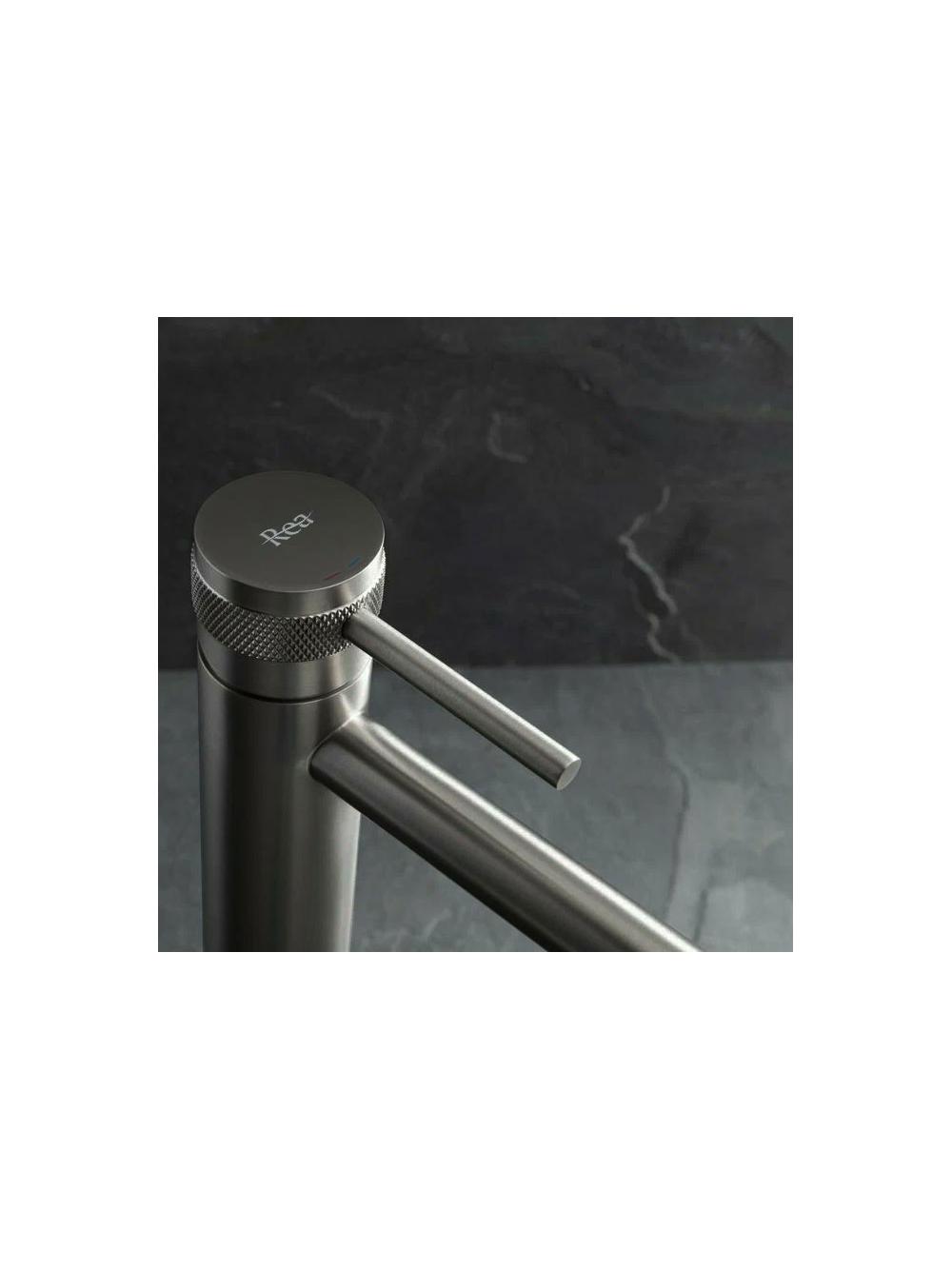 Bateria Umywalkowa REA Lungo Grip Tytan Wysoka