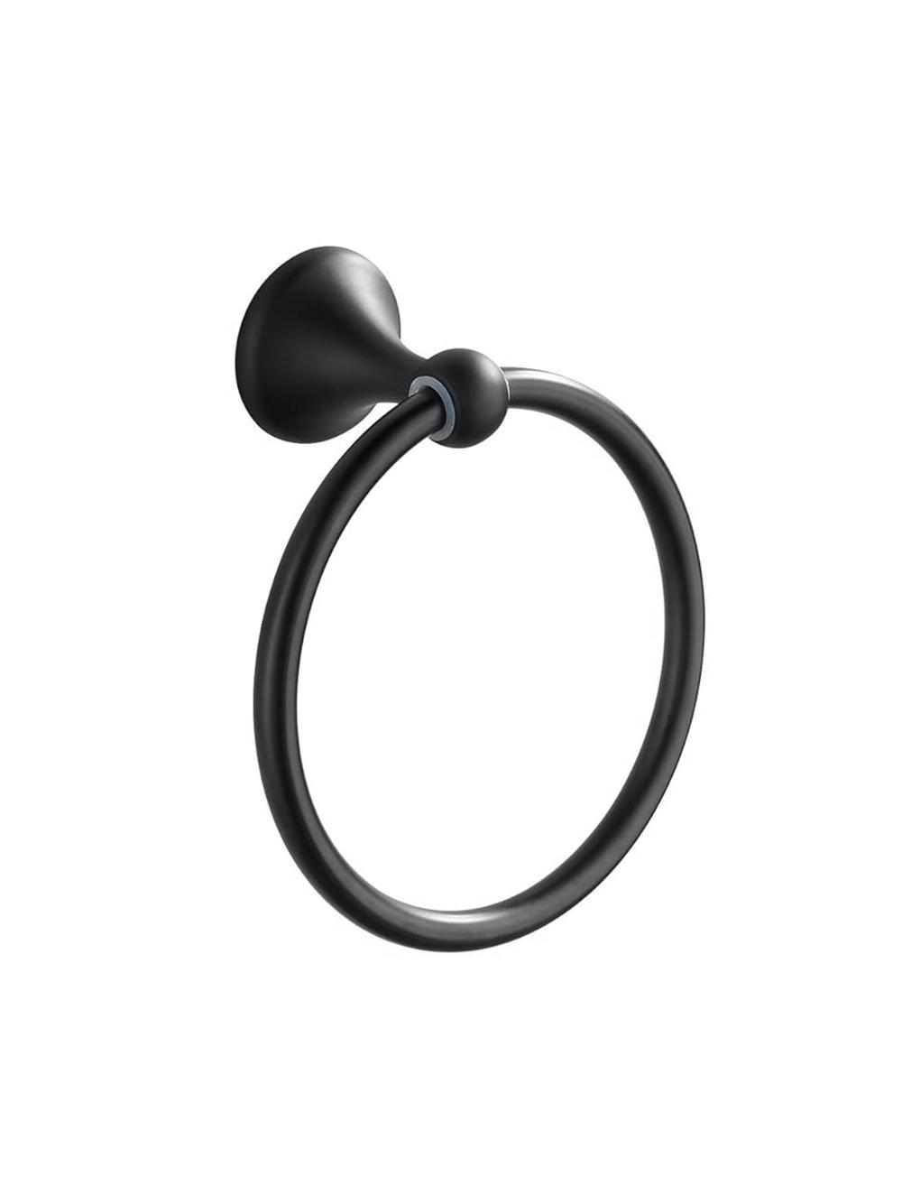 Wieszak łazienkowy RING 332867A Czarny RETRO
