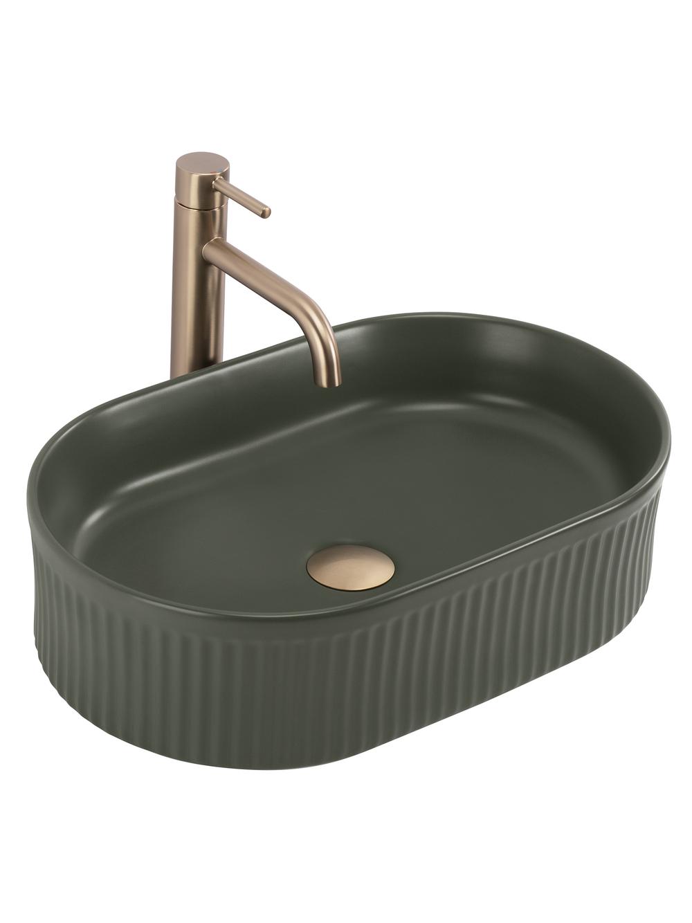 Kriauklė stalviršio Rea Vanda Olive Matt