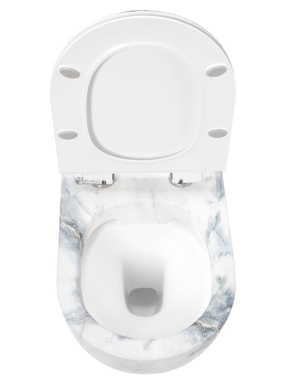 Misa WC podwieszana Carlos Slim Rimless Granit Matt