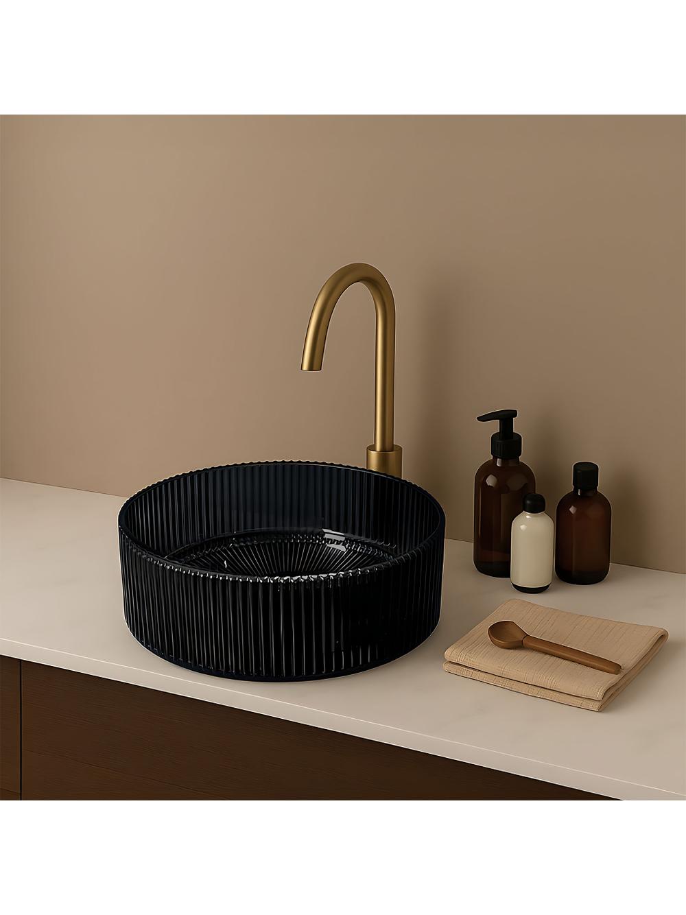 Countertop washbasin Rea Ingrid 36 Black
