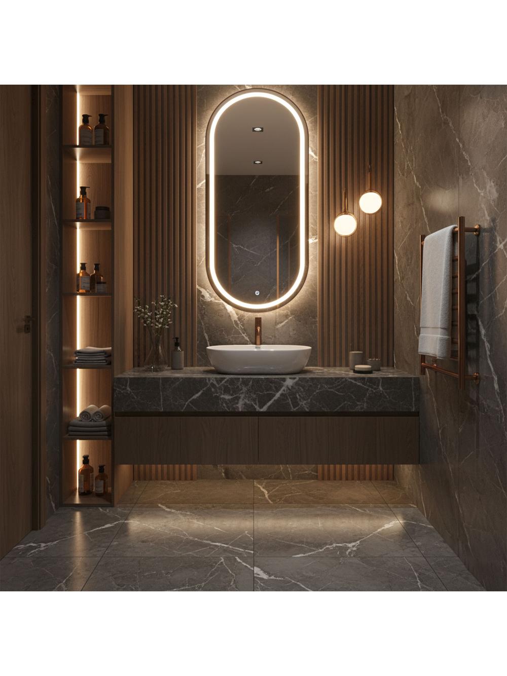 Lavabo sobre encimera Rea Amelia 52