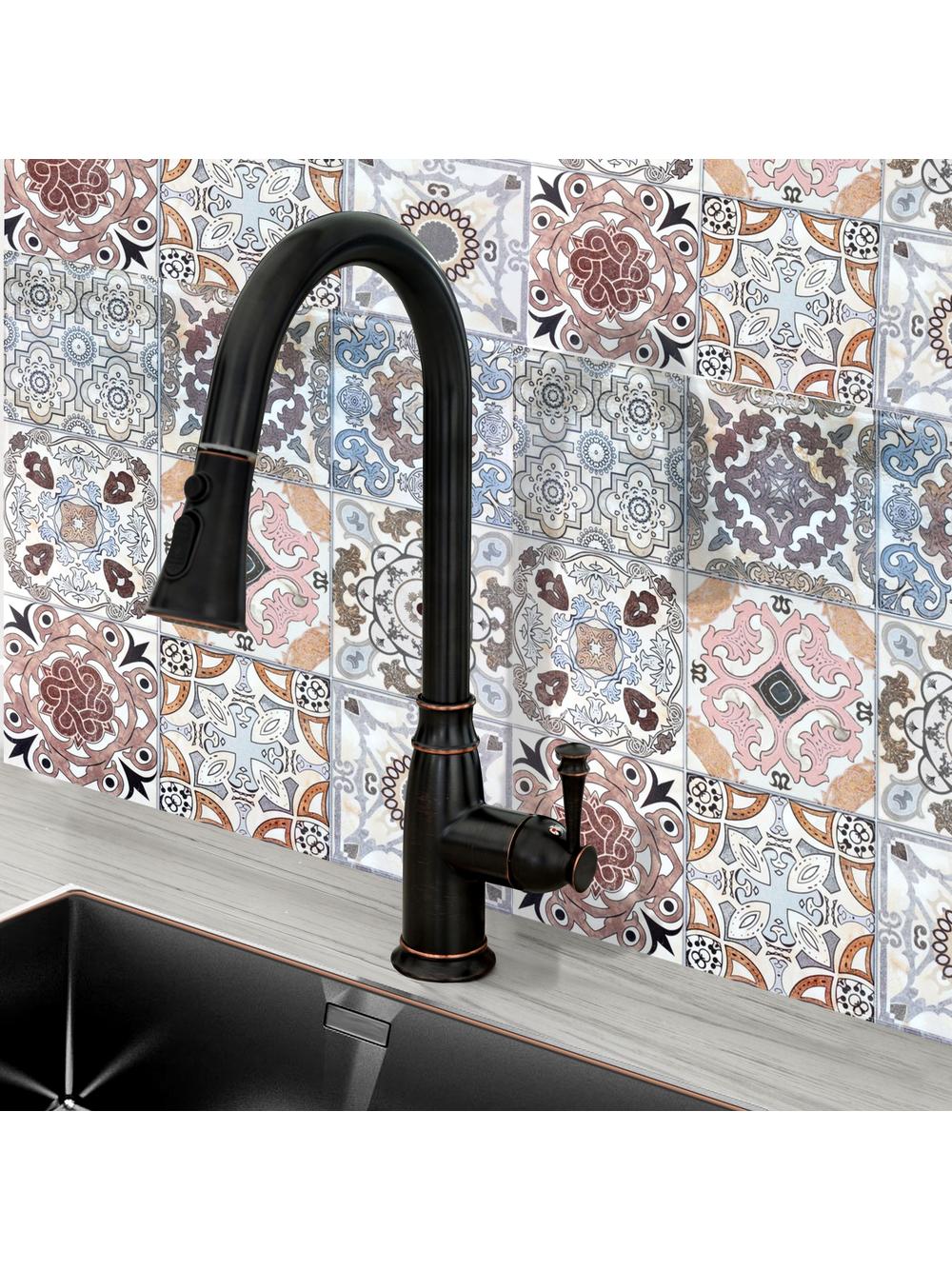 Μπαταρία κουζίνας Rea Deco Black Antique