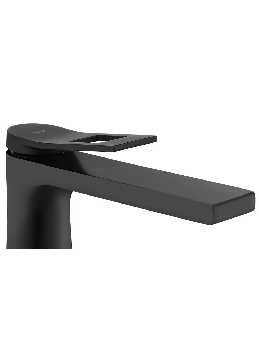 Bateria Umywalkowa REA SOUL Czarna Niska